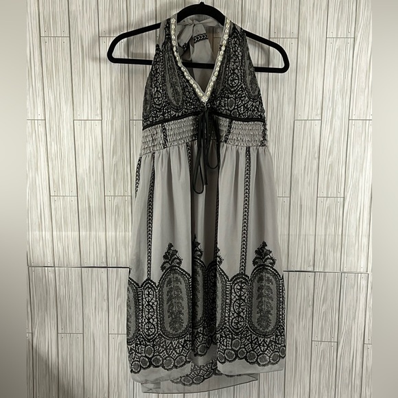 Club L Dresses & Skirts - Club L Gray Dress V-Neck